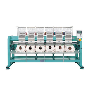 Hot Selling TAJIMAs Used Computer Controlled 6 Heads 15 Needles Embroidery Machine Embroidering Pattern Machine