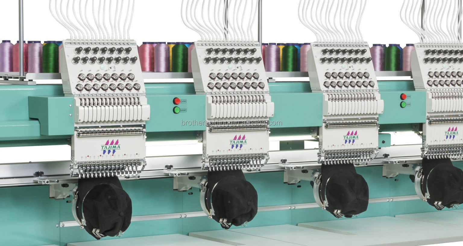 Hot Selling TAJIMAs Used Computer Controlled 6 Heads 15 Needles Embroidery Machine Embroidering Pattern Machine