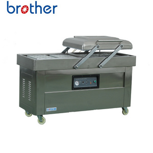 DZ600/2SB Commercial Automatic Double Chamber Nitrogen Gas Flushing Food Vegetable Meat Vacuum Packing Machine