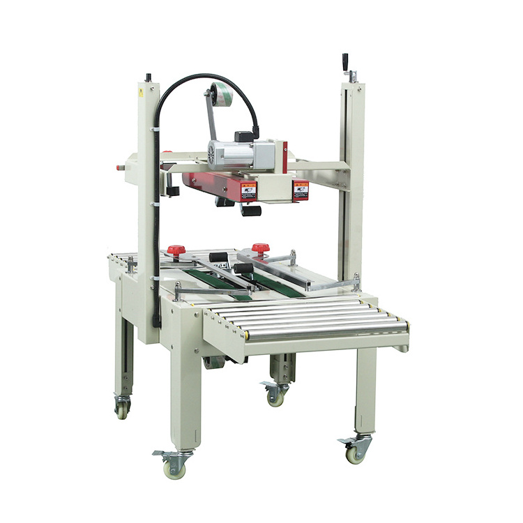 Semi Automatic Tape Box Carton Case Sealer Sealing Machine