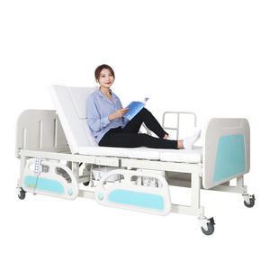 Rehabilitation Therapy Supplies 5 functions electric hospital bed stretcher with jiecang motor