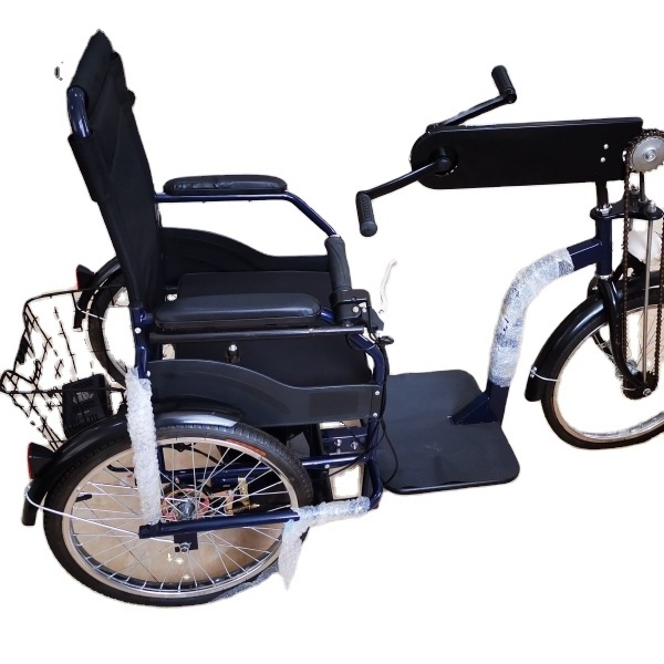 Cheapest price manual three wheels Silla ruedas lightweight tricycle wheelchair