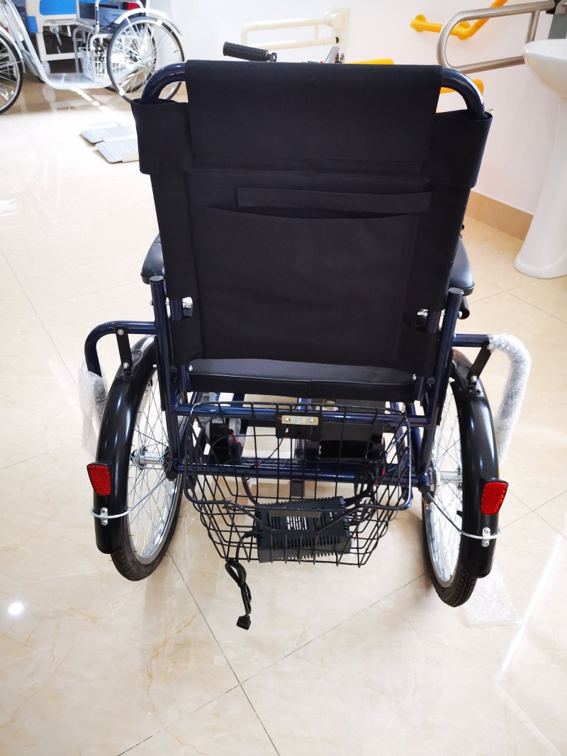 Cheapest price manual three wheels Silla ruedas lightweight tricycle wheelchair