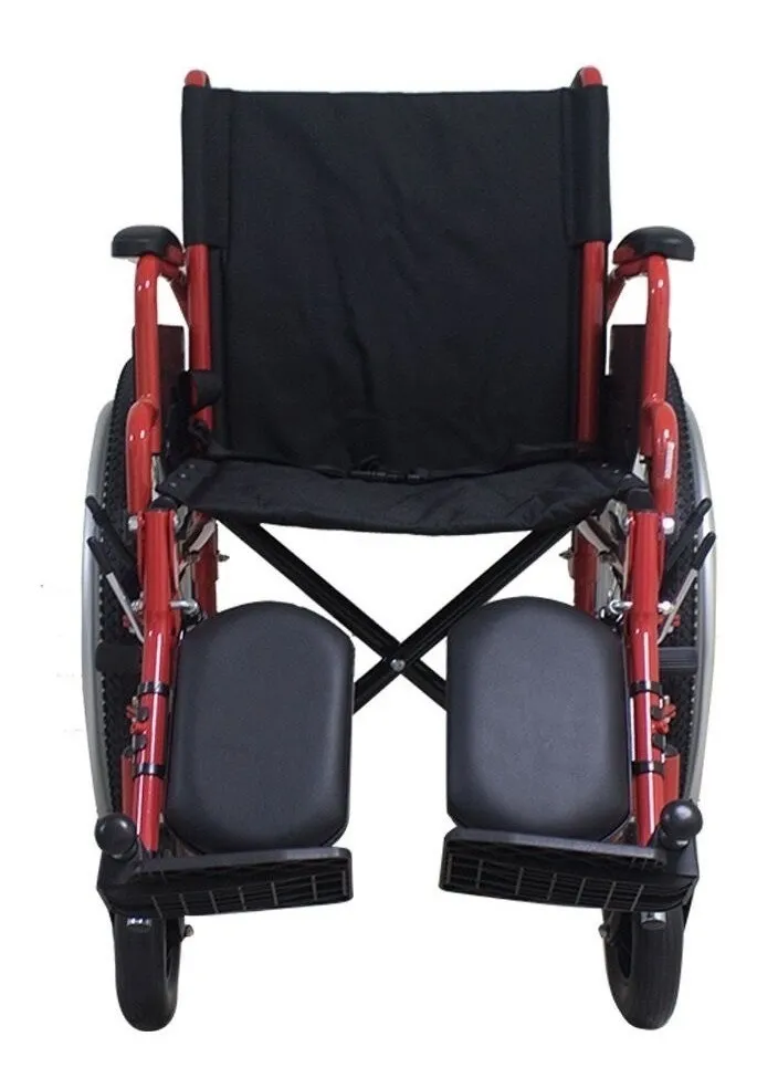 American style wheelchair with all terrain pneumatic tire