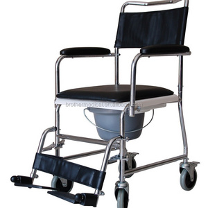 Health care products household medical devices folding reclining wheelchairs commode chair with wheels