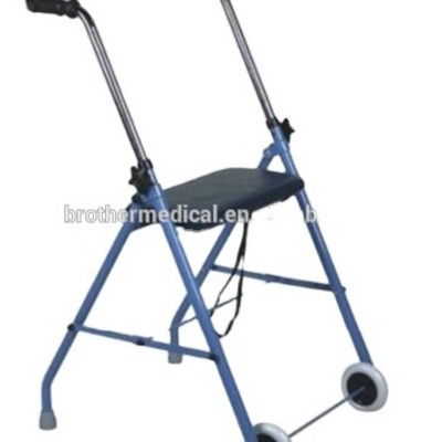 2023 Shopping cart walking aid double use Light weight folding Rollator Walker with wheels for elderly