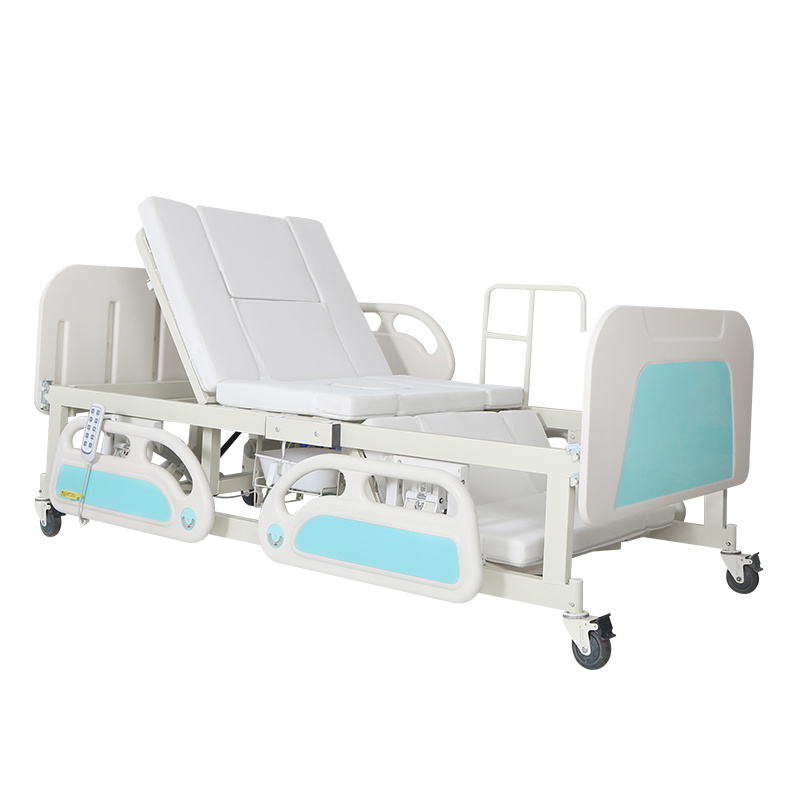 Rehabilitation Therapy Supplies 5 functions electric hospital bed stretcher with jiecang motor