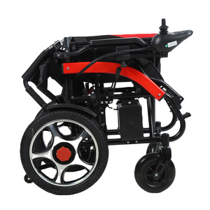 2022 handicapped electric power wheelchair with tires solid rubber motor Silla de ruedas electrica