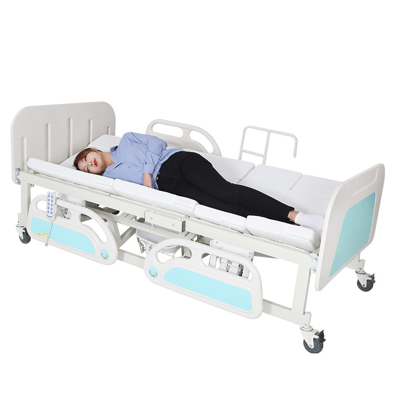 Rehabilitation Therapy Supplies 5 functions electric hospital bed stretcher with jiecang motor