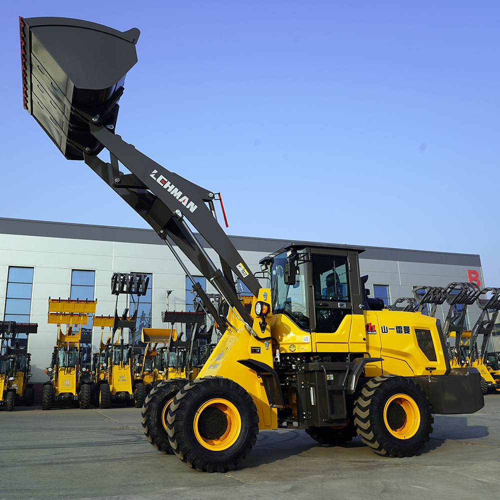 multifunctional telescopic boom towable backhoe and bulldozer small wheel front loader with self powered