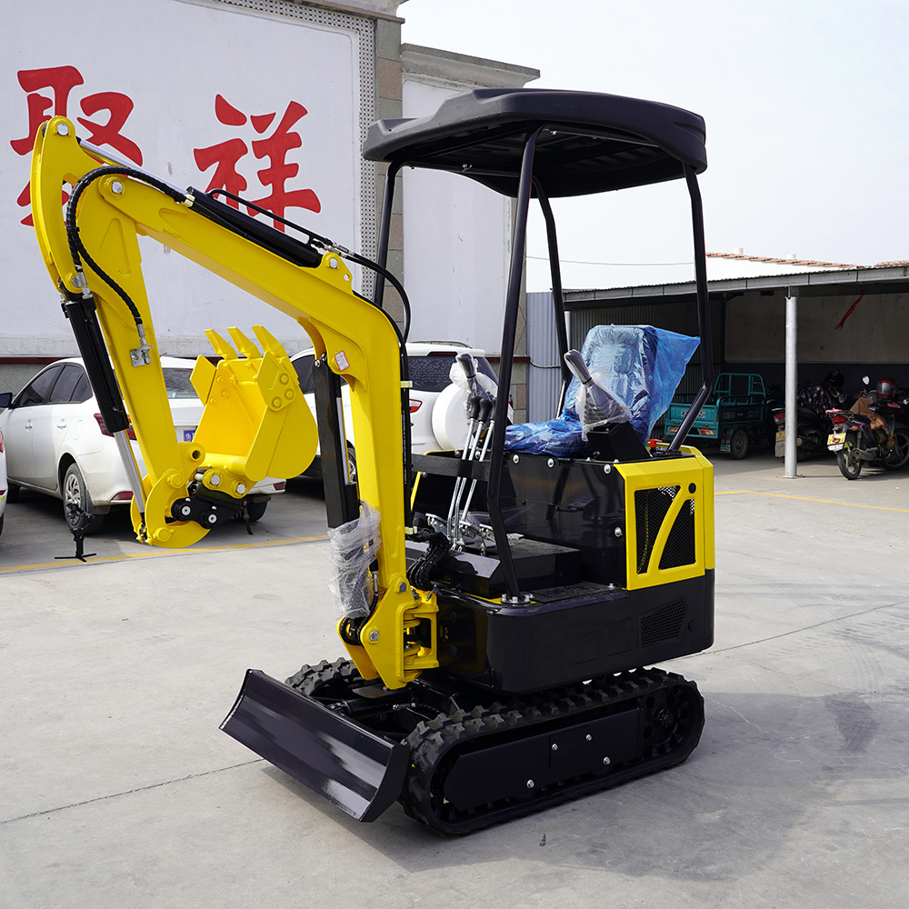 9HP Loncin Engine mini excavator towable backhoe