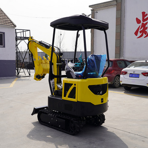 9HP Loncin Engine mini excavator towable backhoe