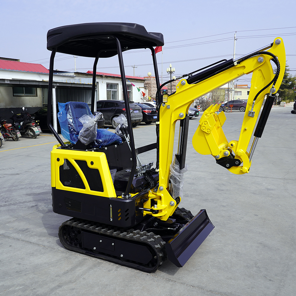 9HP Loncin Engine mini excavator towable backhoe