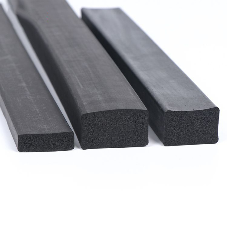 Sound insulation EPDM foam sealing weatherproof strip for doors and Windows