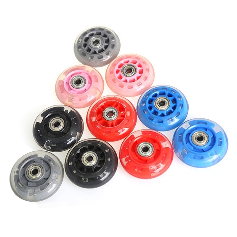 72mm Skate Wheels, Roller Skating Wheels Replacement with Bearings ABEC-9