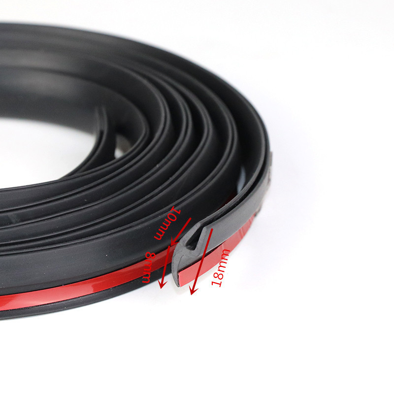 Custom Auto Parts Car Door EPDM Seal Strip Trim Roof Flow Flume Strip Adhesive Backed Rubber Strips