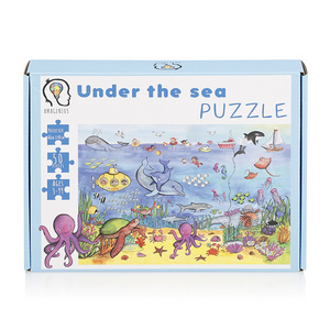 Custom Design Wholesale Manufacture Jigsaw Puzzles With Paper Box Children Game Custom Jigsaw Puzzle