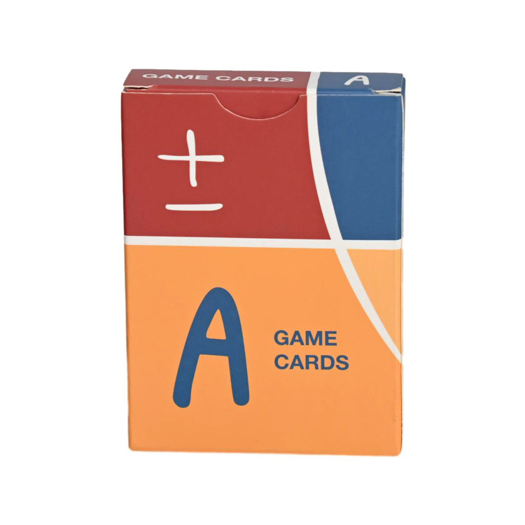 Custom Design High Quality Carta Da Gioco Paper Card Adult Custom Playing Cards With Box