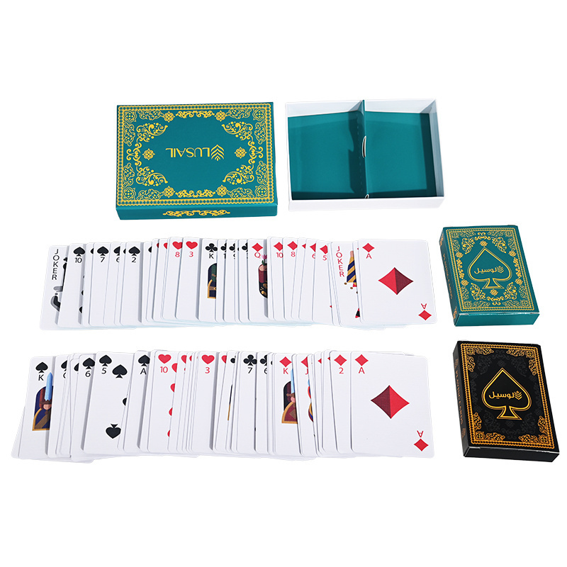 Dongguan Factory Custom Logo Classic Custom Waterproof Poker Playing Card Sexy Poker Cards With Box