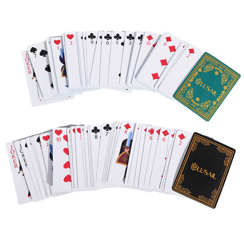 Dongguan Factory Custom Logo Classic Custom Waterproof Poker Playing Card Sexy Poker Cards With Box