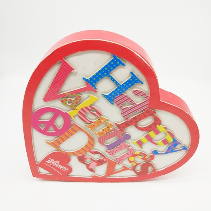 Custom Shape Heart Candy Chocolate Boite Coffret Saint Valentines Day Gift Boxes