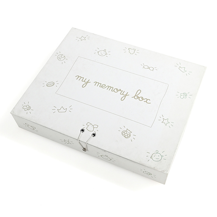 Personalised  Custom Gift Storage New Born Baby Boy Blanket Shower Favor Box