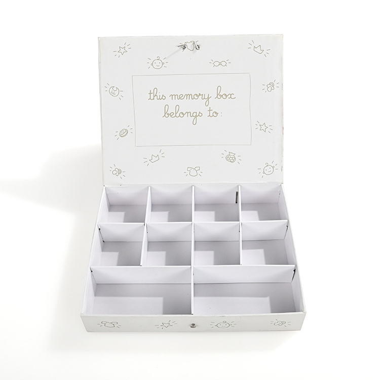 Personalised  Custom Gift Storage New Born Baby Boy Blanket Shower Favor Box