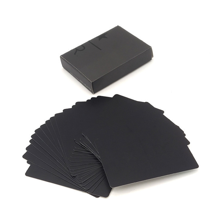 Custom Printing Playing Cheap Black Carte Cartas Poker Card