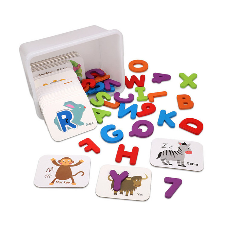 Wholesale Russian Arabic Letters Abc Puzzle Alphabet Flash Cards Picture Puzzle Toy