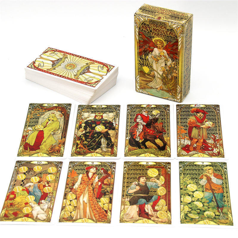 Custom Printing Board Game Cartas De Espanol Oracle Tarot Cards Deck With Guidebook