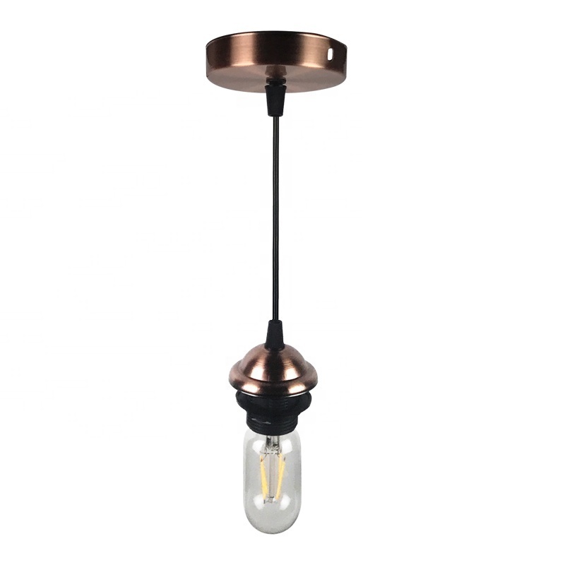 Wholesale Retro Vintage E27/E26 Pendant Lamp Holder Hanging Ceiling Light Bulb Socket Fixture With Sucker