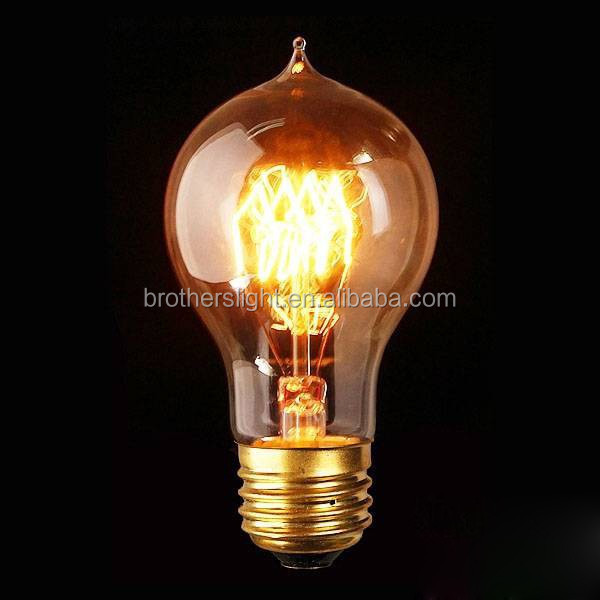 promotion vintage Edison bulb antique Edison light bulb carbon filament Edison bulb ST64 ST58 T45 A19 G80 G95 G125