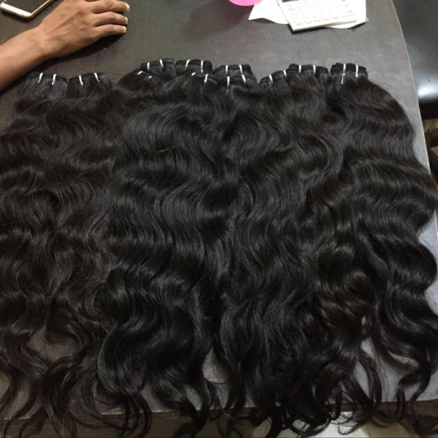 Remy Hair 100% Raw Unprocessed Virgin Indian Temple Loose Body Human Hair Extensions from Top Listed Indian Seller