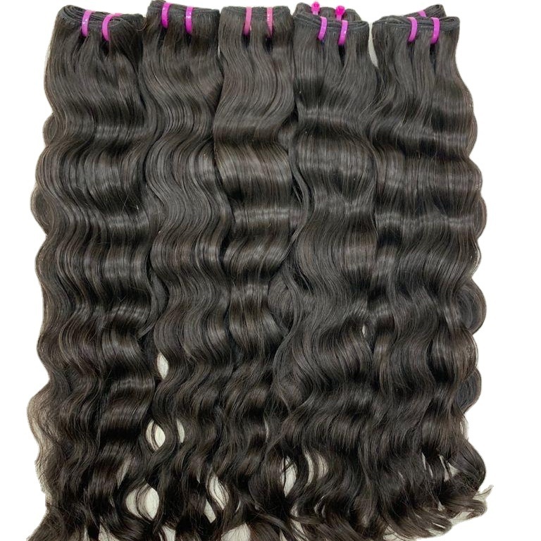 Remy Hair 100% Raw Unprocessed Virgin Indian Temple Loose Body Human Hair Extensions from Top Listed Indian Seller