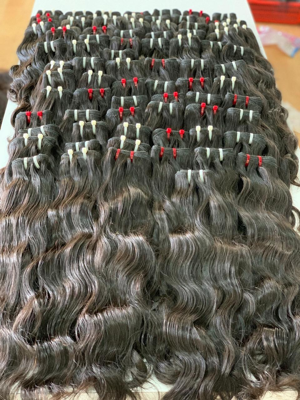 Raw hair natural curly Human Hair, Raw Unprocessed Virgin Indian Hair , Virgin Indian Supplier in India