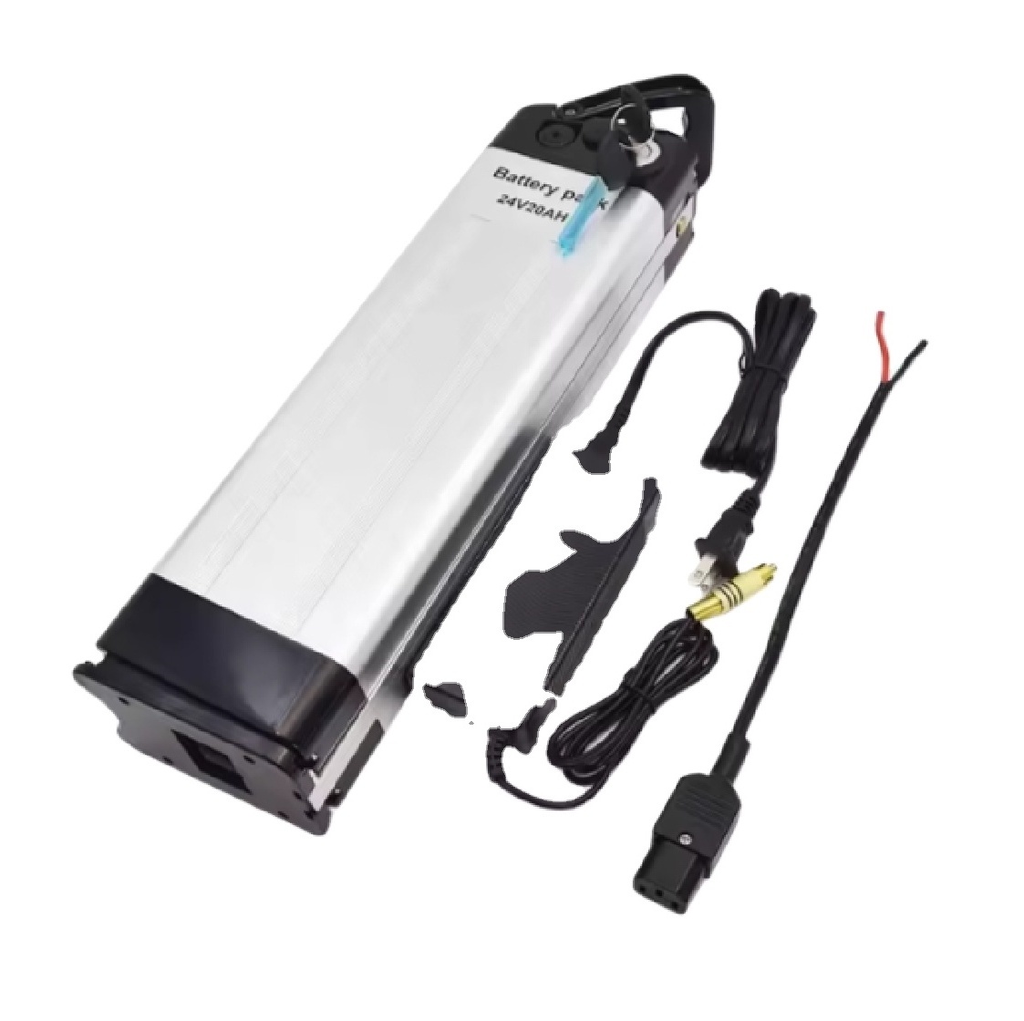 Sliver Fish 48v 10ah Lithium Ion Battery Electric Bike 18650 Cell With Charger For E Bike Electric Bicycle Battery