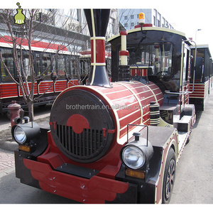 Amusements park rides electric ride on train with mini tracks for sale