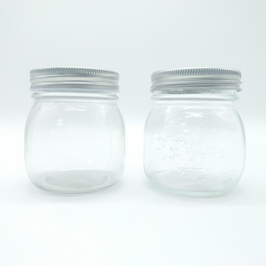 150ml 250ml 500ml 1000ml fermenting frutta del prato glass mason jar with metal lid