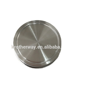 304 stainless steel 70mm flat metal lids for mason jar