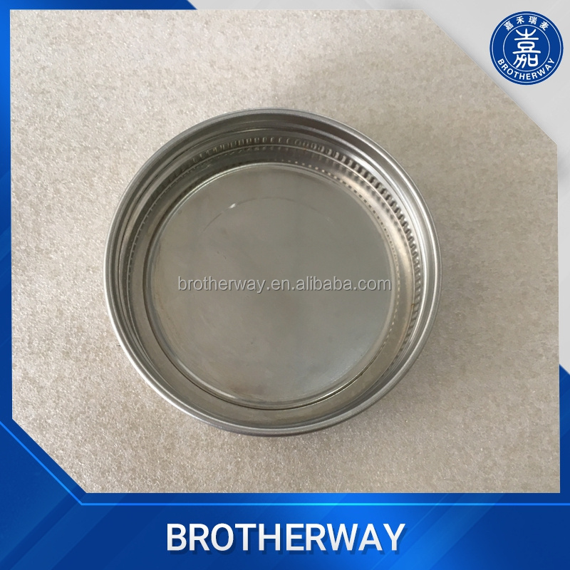 304 stainless steel 70mm flat metal lids for mason jar