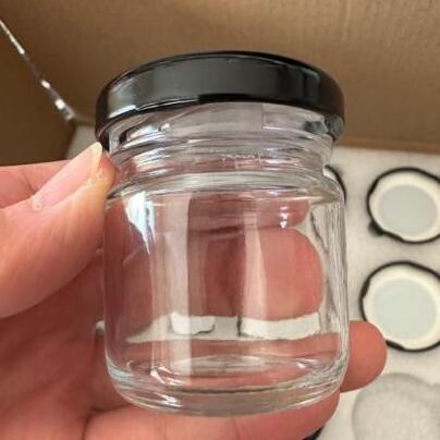 Wholesale  Clear Round 1.5oz Honey Jars Food Storage Container Glass Pickles Jam Jar 45ml Canning Pot