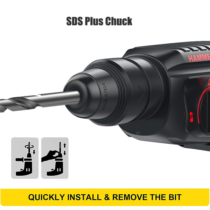 SDS plus 26 mm quality impact tools electric rotary power hammer drill