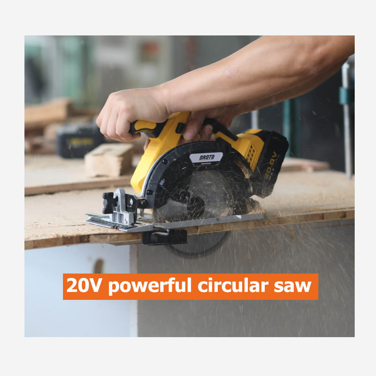 Electric Mini Circular Wood Cutter Saw Brushless Tool Set Battery Power Adjustable Circular Saw Diy Cordless