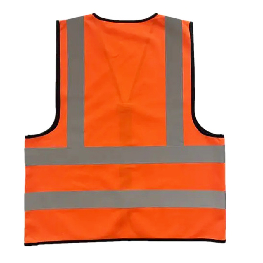 Safety Vest for Construction Working High Visibility Security Reflective Strip Vest 100% Polyester Safety Reflective Jackets