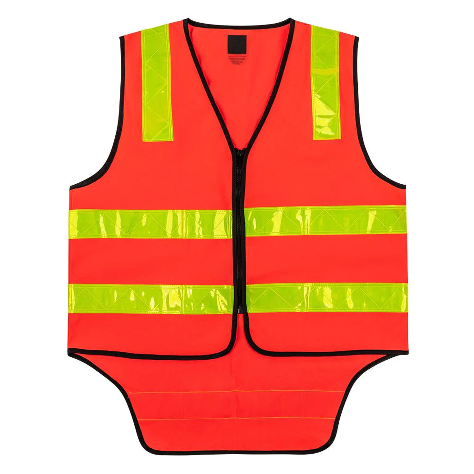 Construction Work Road Away Safety Reflective Uniform Best Selling High Quality Zipper Closer Safety Vests With Pockets