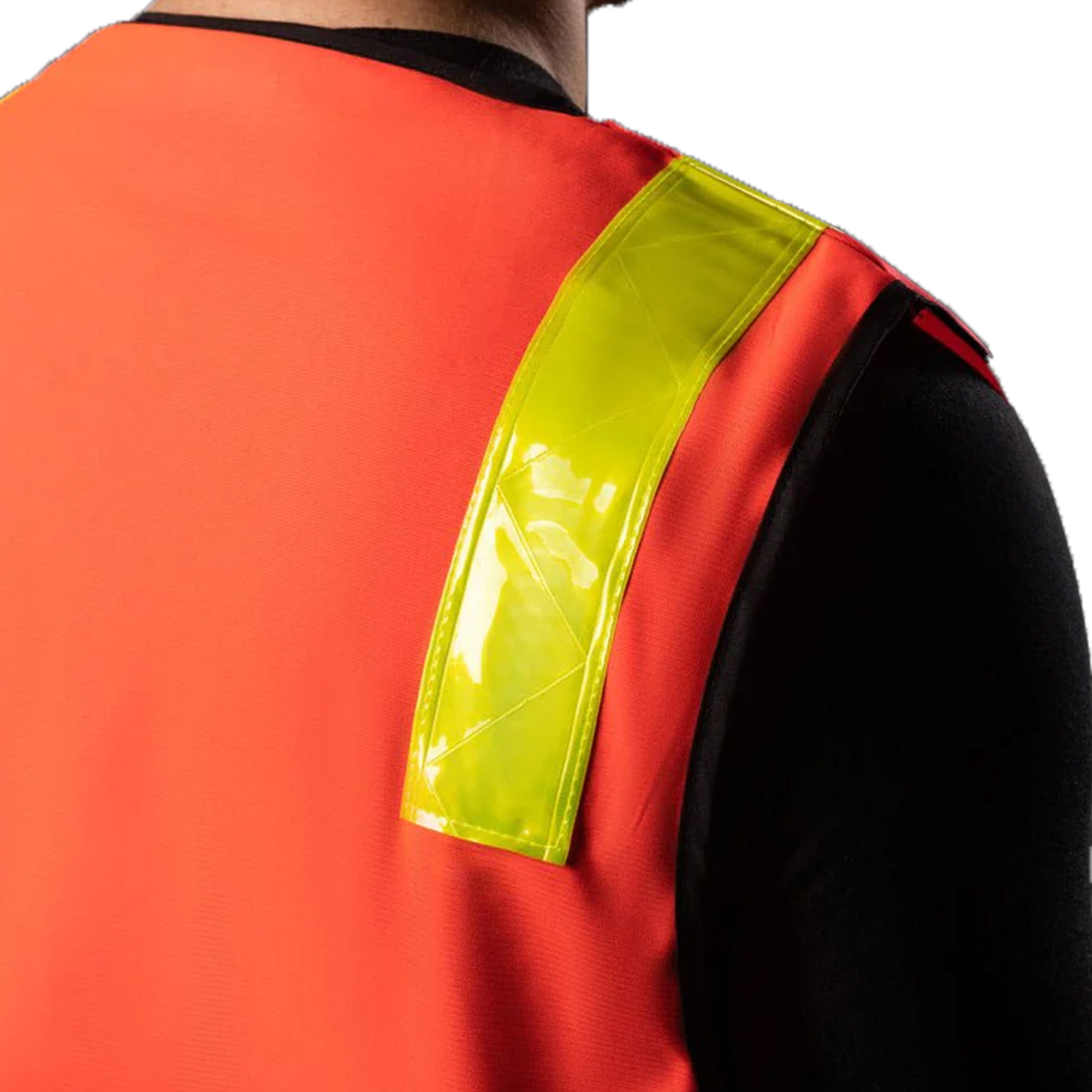 Construction Work Road Away Safety Reflective Uniform Best Selling High Quality Zipper Closer Safety Vests With Pockets