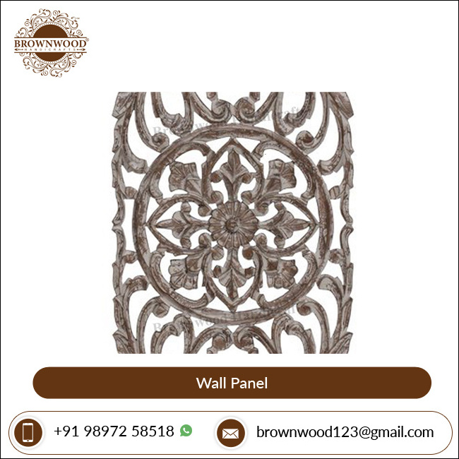 Wholesale Price Optimum Quality Unique Design Wall Decorative MDF Hand Carved Panel 120 X 40 Cm from Indian Supplier