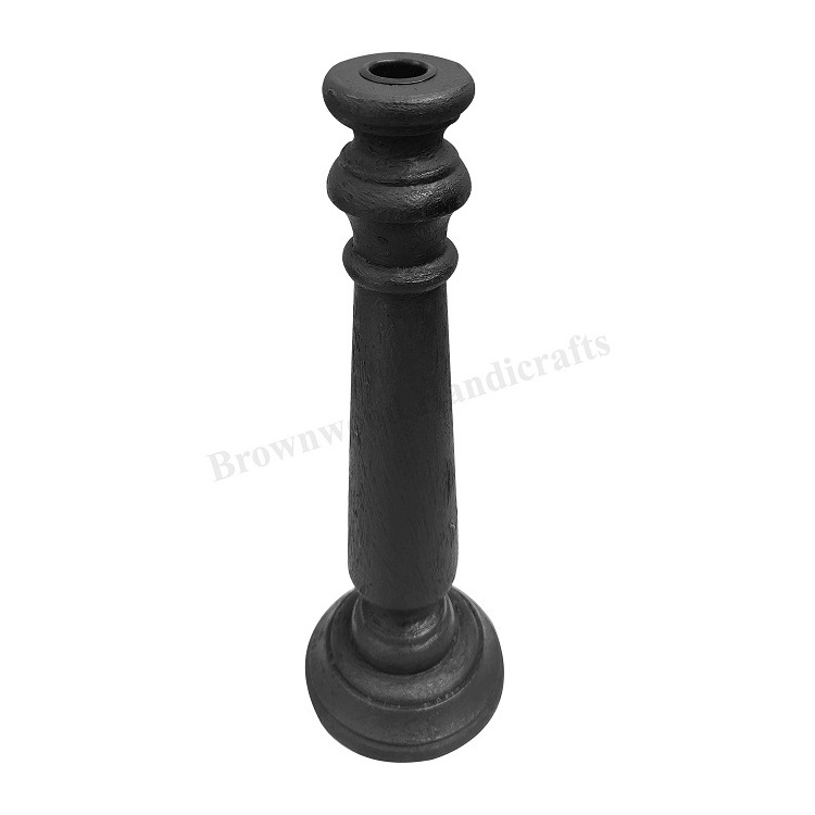 Hot Selling Premium Quality Mango Wood Candle Holder Pillar For Home Decoration & Church Decoration at Reasonable Price