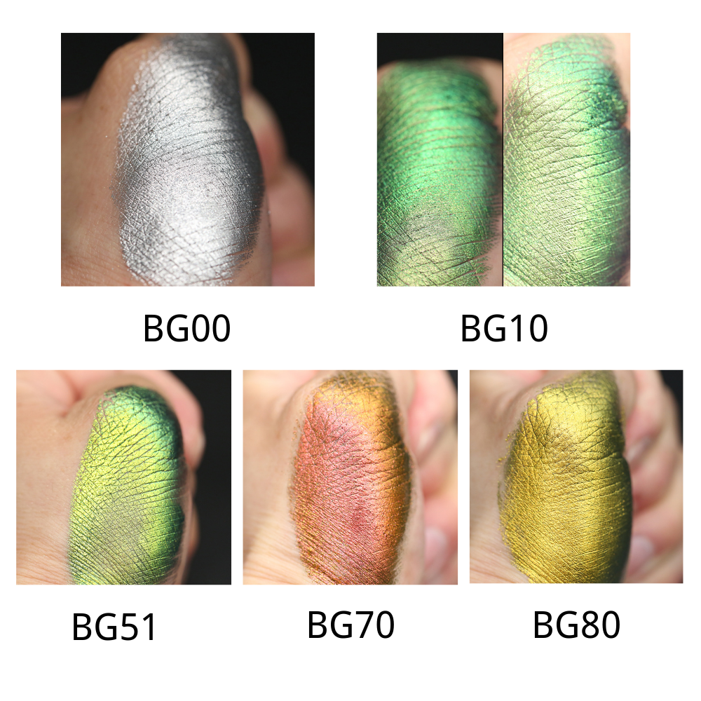 Broyal Car Paint Chameleon Royal Gold Pearl Pigment Powder for Nail Polish Coating Auto Paint