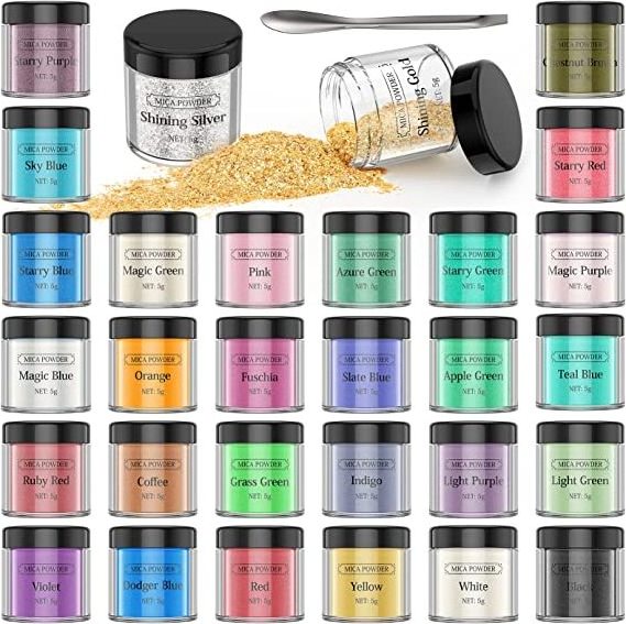 Pearlescent Pigment Mica Powder for Nail Art and Epoxy Resin Pearl powder Ink Paint